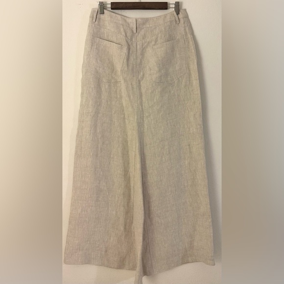 Reformation Tazz Linen Maxi Skirt - Oatmeal Size 8 - Picture 3 of 6